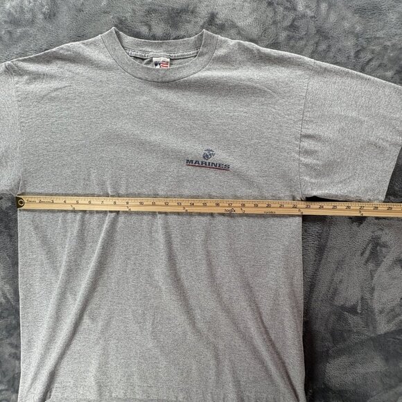 Marines Single Stitch T Shirt Men XL "The Change Is Forever" Made in USA Army - Picture 8 of 9